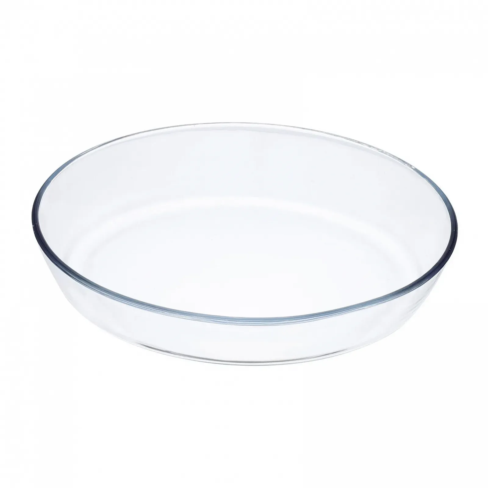 Форма для запекания стеклянная овальная термостойкая прозрачная, фото №1