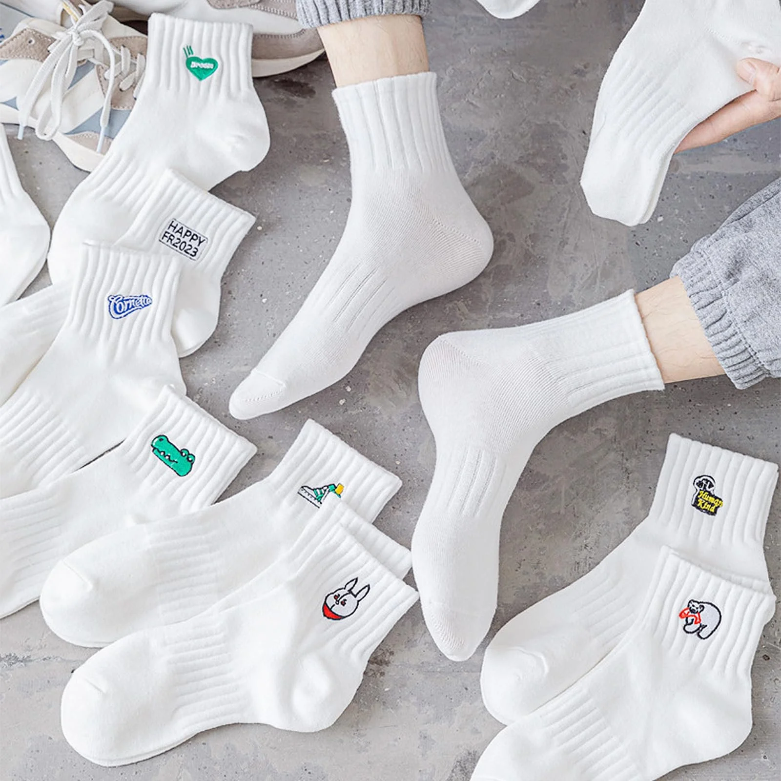 Шкарпетки тенісні Білі 6 пар EU 38-42, фото №7 Шкарпетки тенісні Білі 6 пар EU 38-42, фото №7