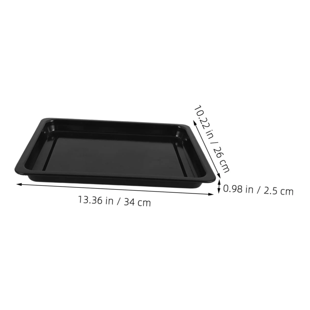 Деко для запікання BESTYASH емальоване прямокутне 34 x 26 x 2.5 см, фото №2 Деко для запікання BESTYASH емальоване прямокутне 34 x 26 x 2.5 см, фото №2