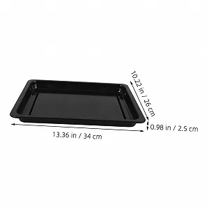 Деко для запікання BESTYASH емальоване прямокутне 34 x 26 x 2.5 см synthetic.ua - Фото 1