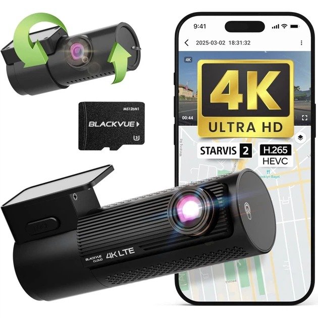 Автомобильный видеорегистратор Blackvue DR970X-2CH LTE Plus II, фото №3 Автомобильный видеорегистратор Blackvue DR970X-2CH LTE Plus II, фото №3