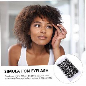 Аксессуары Angoily для ресниц 64 Пары 3D Химическое Волокно Натуральные synthetic.ua - Фото 1