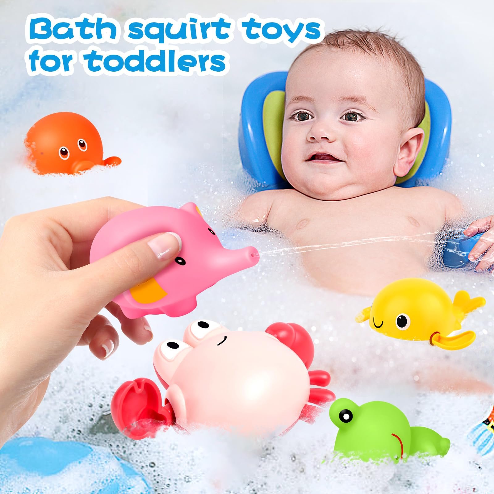 Игрушка для ванны заводная Магнитная рыбалка, фото №6