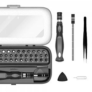 Набір викруток Wzhtuzi Precision Mechanic, 48 в 1, магнітний з ударостійким футляром synthetic.ua - Фото 1