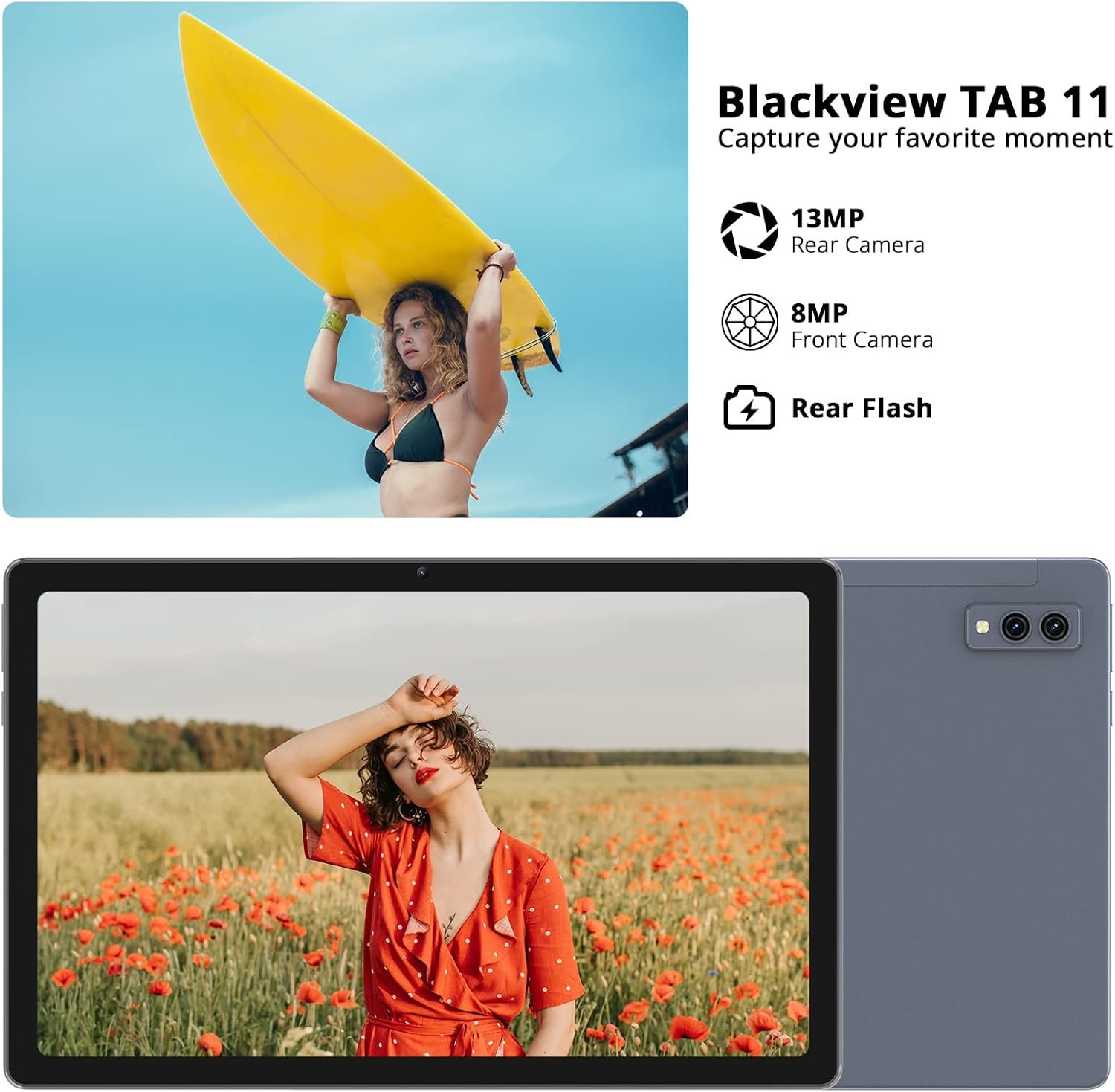Планшет 10.4" Full HD Blackview Tab 11 8/128Gb 4G 2-SIM 8 ядер Android 11 6580 mAh Серый, фото №3 Планшет 10.4" Full HD Blackview Tab 11 8/128Gb 4G 2-SIM 8 ядер Android 11 6580 mAh Серый, фото №3