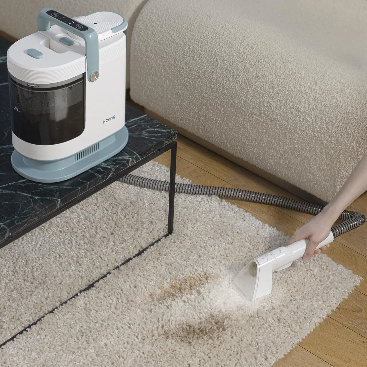 Пароочисник для текстилю H.Koenig TWT99 1700W 1600 мл / 1250 мл, фото №8