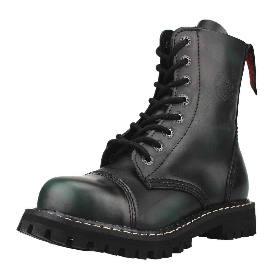 Черевики Шкіряні Angry ITCH Ranger Army 8-Hole Green Rub-Off Сталевий Носок EU36-48, фото №1