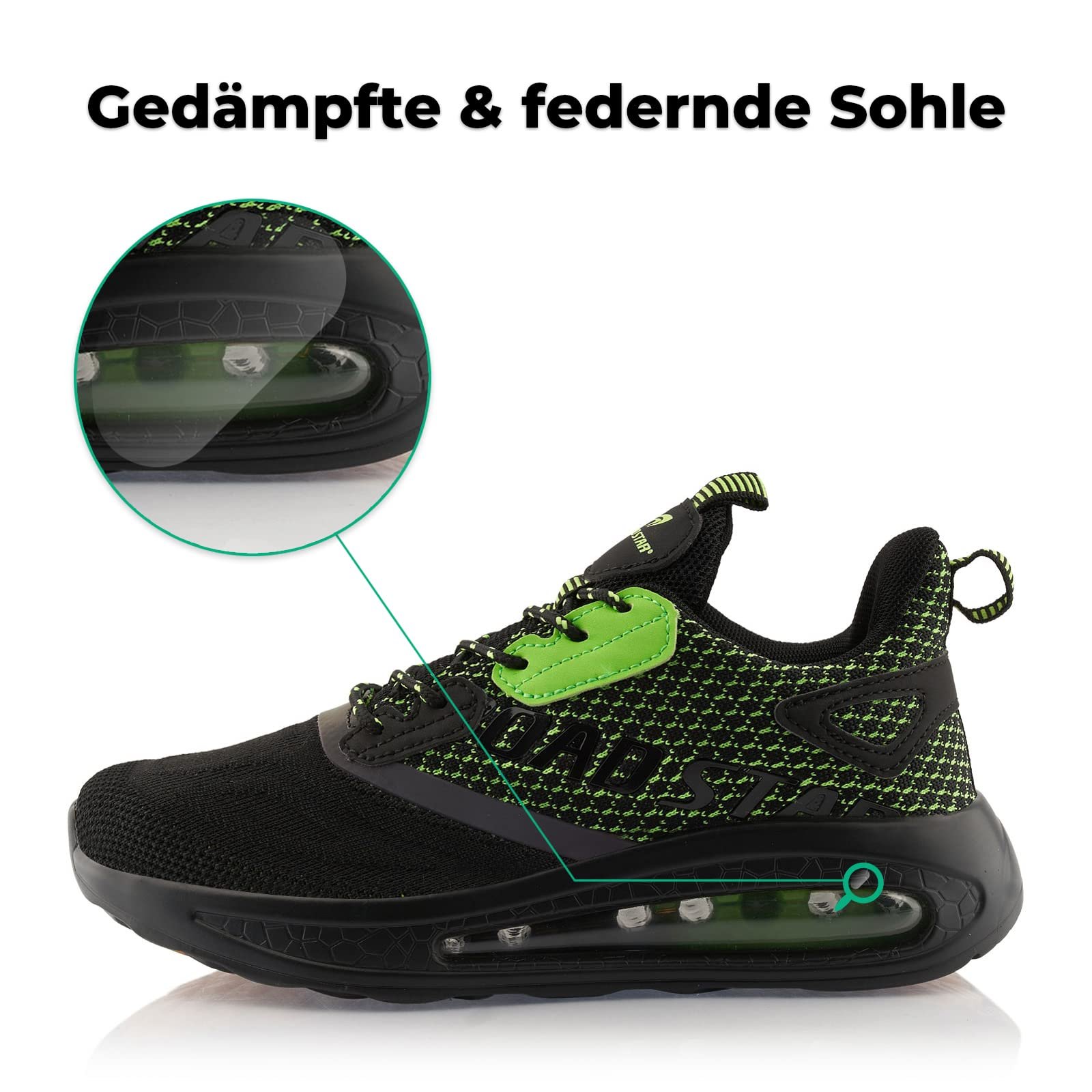 Кроссовки Fusskleidung® Унисекс Спортивная обувь Амортизирующие Легкие кроссовки для бега, фото №2