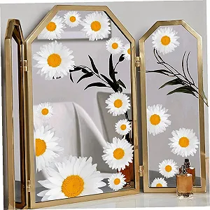 Наклейка на стіну White Small Flowers Квіти Самоклеюча Білий synthetic.ua - Фото 1