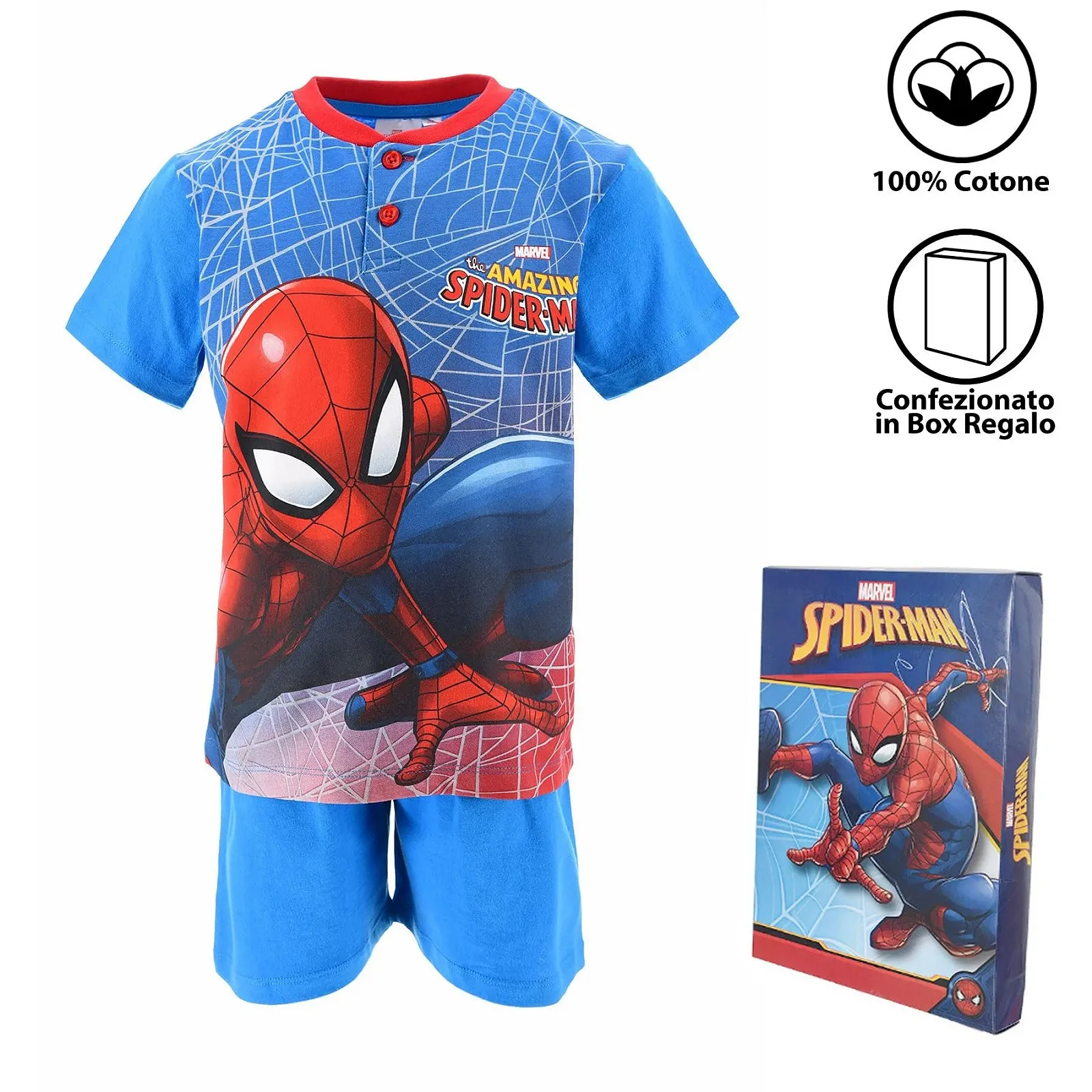 Піжама Characters T-Shirt з короткими рукавами та шорти в коробці 100% бавовна, фото №3