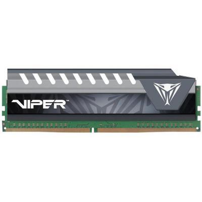 Оперативная память для ПК DDR4 8GB 2400 MHz Viper Elite Gray Patriot PVE48G240C6GY, фото №1