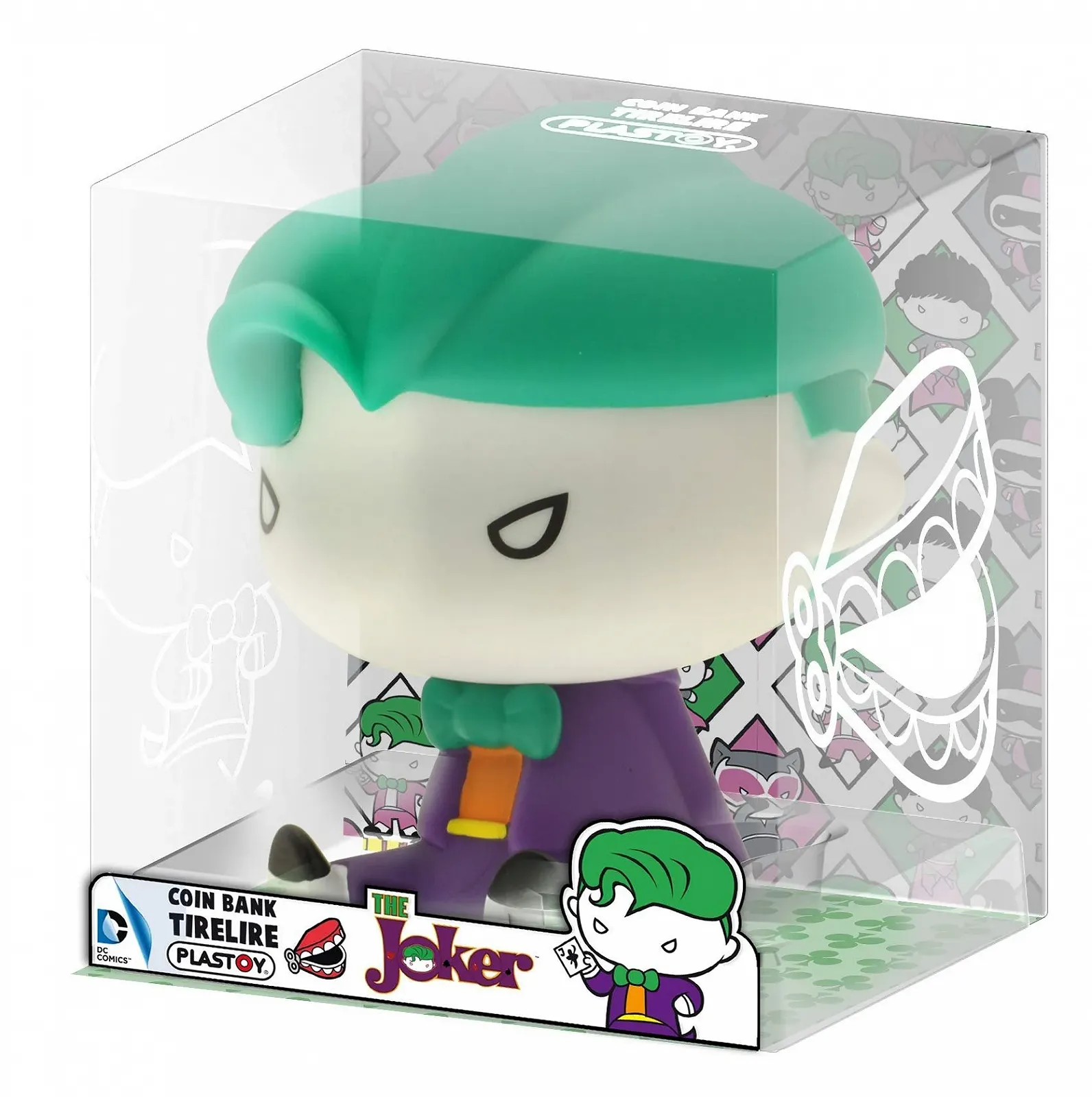 Скарбничка-бюст Plastoy Justice League Chibi The Joker 17 см, фото №1