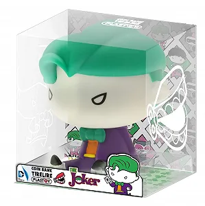 Скарбничка-бюст Plastoy Justice League Chibi The Joker 17 см - Фото 1
