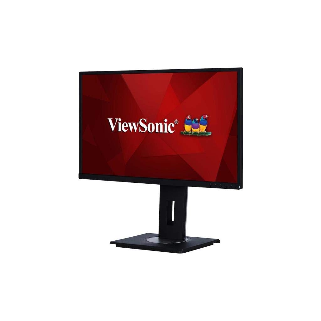 монитор Viewsonic VG2448 24 дюйма (Full-HD, HDMI, DP, USB 3.0 хаб, регулировка высоты, защита для глаз) черный, фото №2