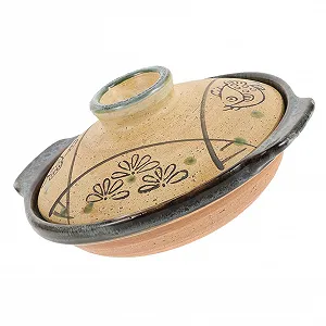 Кастрюля керамическая Японская серия для риса супов и тушения равномерное распределение тепла - Фото 1