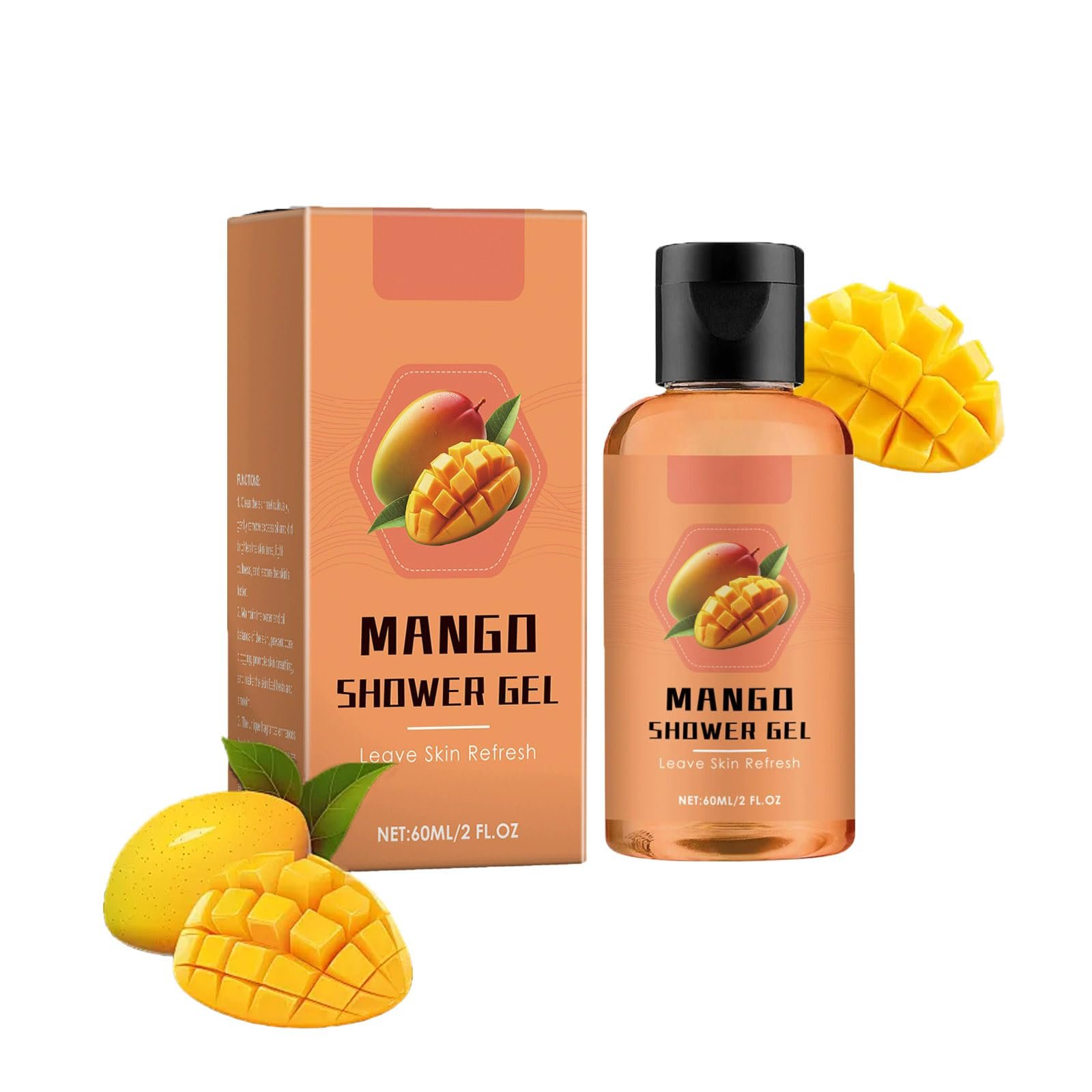 Гель для душу з манго зволожуючий та живильний дорожній формат 65 мл, фото №1