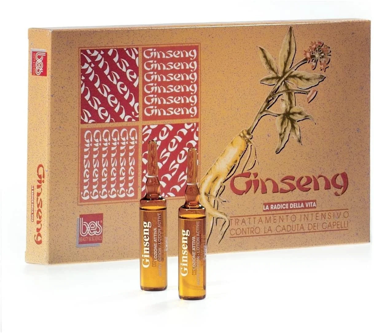 Лосьйон BES Ginseng ATT. 12 ампул по 10 мл, фото №1 Лосьйон BES Ginseng ATT. 12 ампул по 10 мл, фото №1