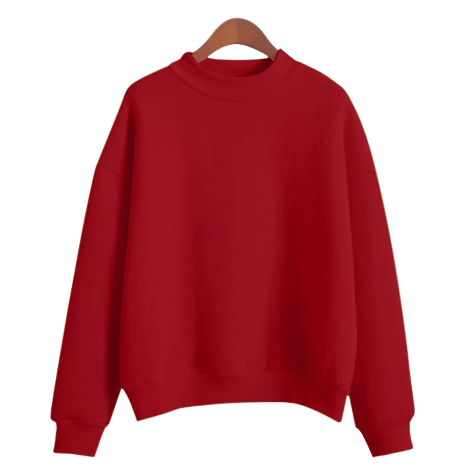 Женский свитшот Solide Тонкий длинный рукав Свободный крой Круглый вырез Backwoods 2025 Аниме, фото №5