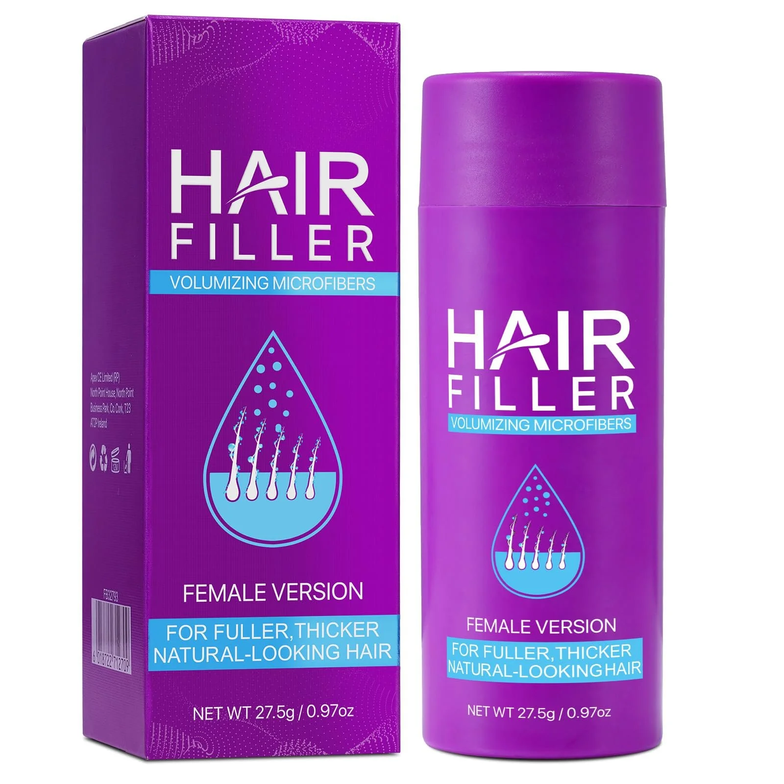 Волокна для волосся Hair Genetics Кератинові волокна для волосся Середньо-коричневий, фото №1