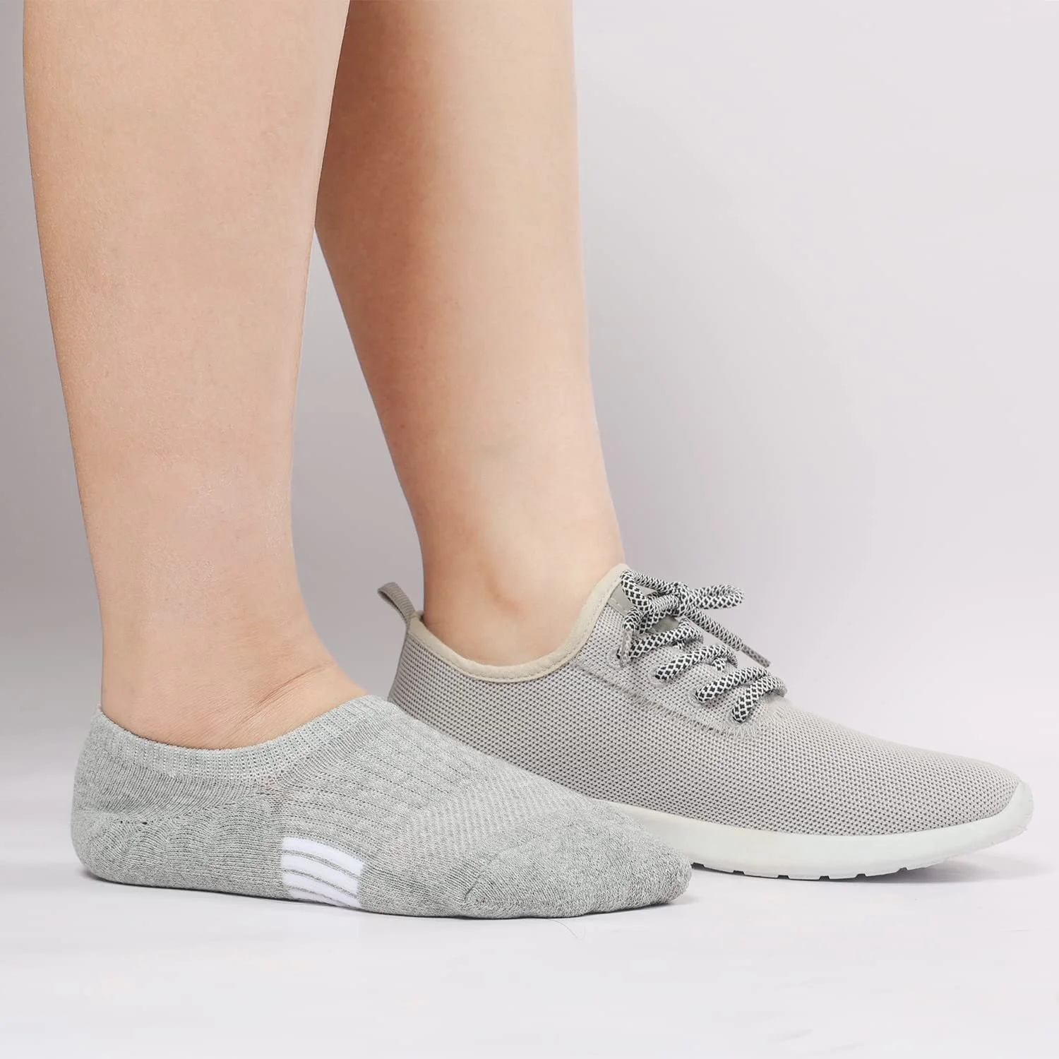 Носки Toes Home Sneaker 35-38 39-42, следки с силиконовой накладкой, спортивные носки, носки для бега, короткие носки с мягкой подкладкой, невидимые белые черные разноцветные, фото №8