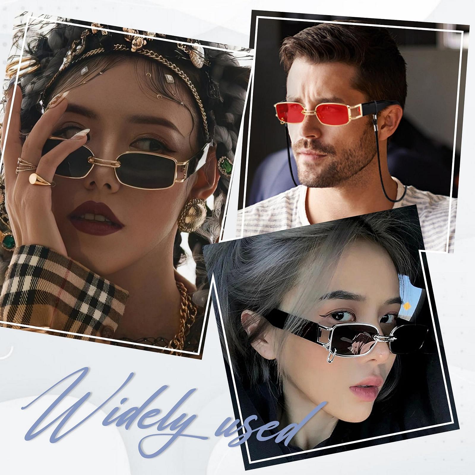 Сонцезахисні Окуляри Прямокутні Класичні MEGAVOW для Чоловіків та Жінок Модні, фото №7