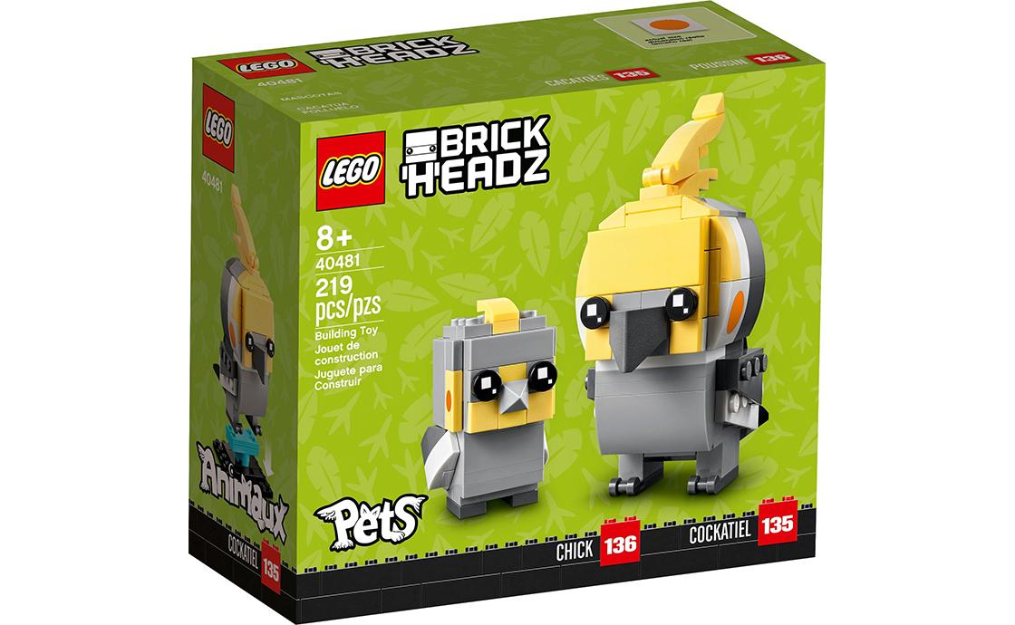 Детские конструкторы LEGO Brick Headz Австралийский попугайчик 40481, фото №1