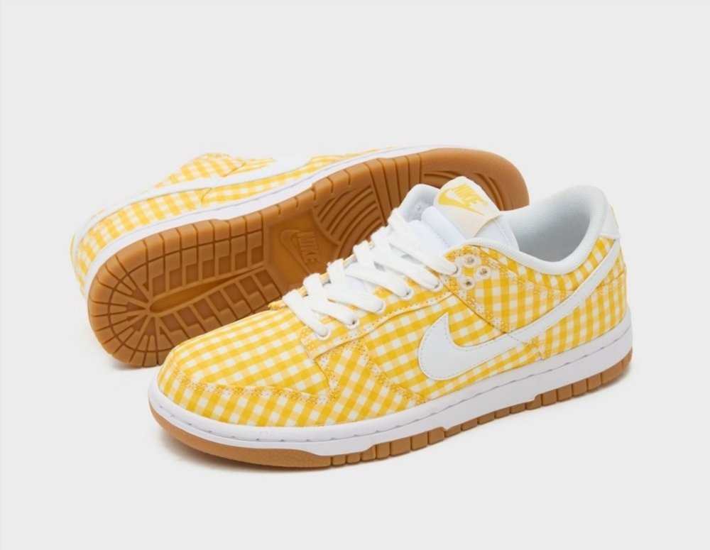 Кроссовки Nike Dunk Low Yellow Gingham 39, фото №5