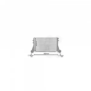 Интеркулер VAN WEZEL 58004227 для AUDI SEAT SKODA VW - Фото 1