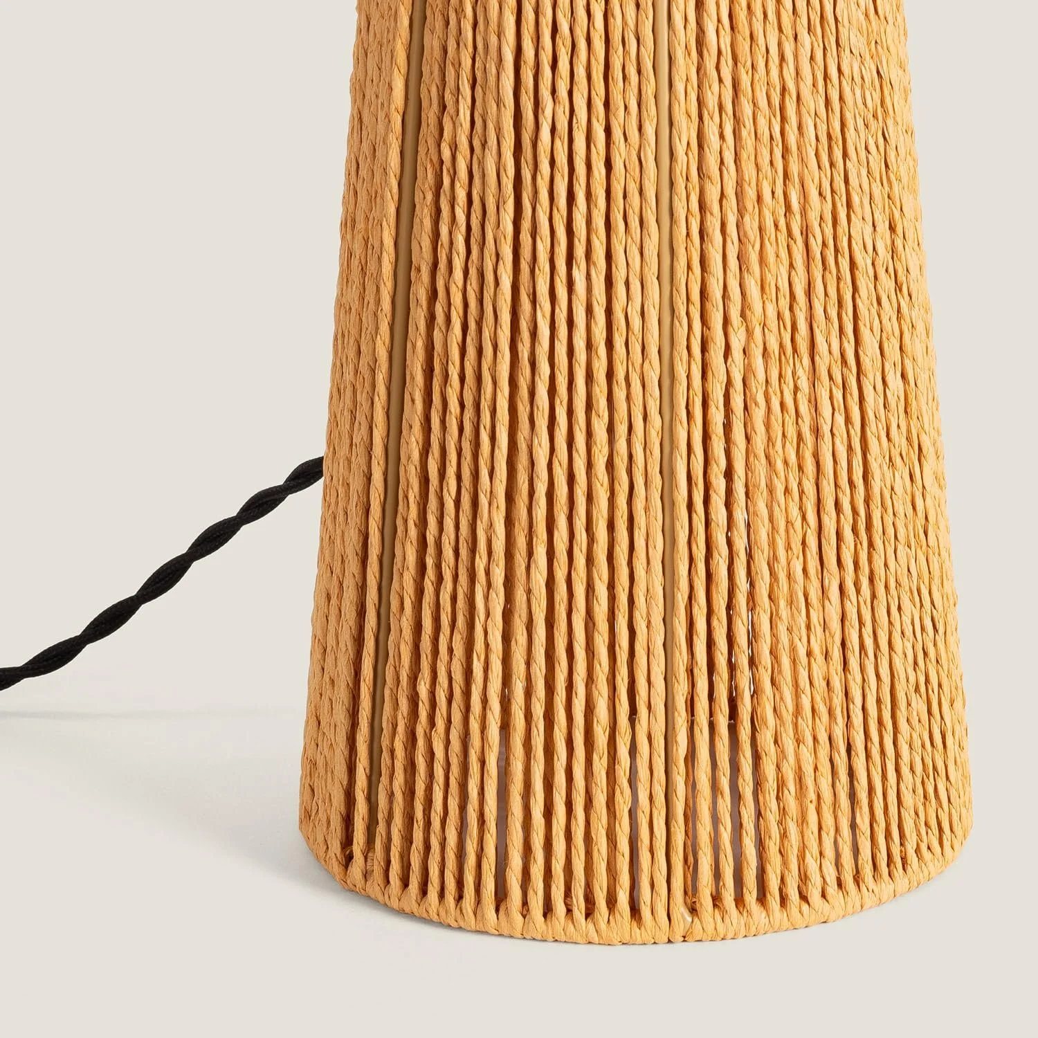 Настільна лампа LEDKIA LIGHTING Kala Lilium Плетений папір Натуральний, фото №6