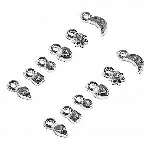 Подвески для ногтей LIFKOME Серебристый, 2 шт - Фото 1