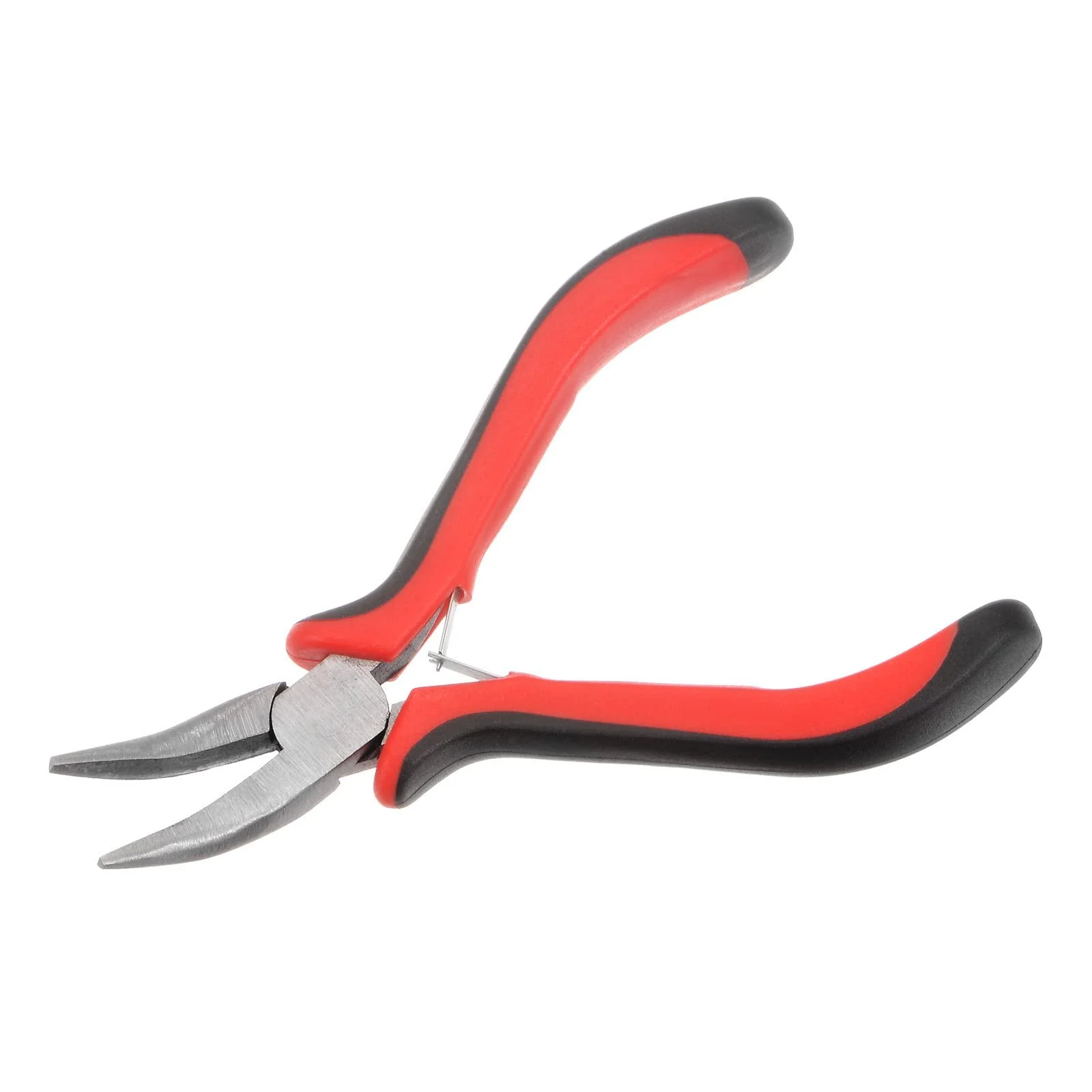 Мини плоскогубцы Sourcing Map изогнутые 4.5 дюйма без зубцов прецизионные с пластиковой ручкой для рукоделия и изготовления ювелирных изделий, фото №3 Мини плоскогубцы Sourcing Map изогнутые 4.5 дюйма без зубцов прецизионные с пластиковой ручкой для рукоделия и изготовления ювелирных изделий, фото №3