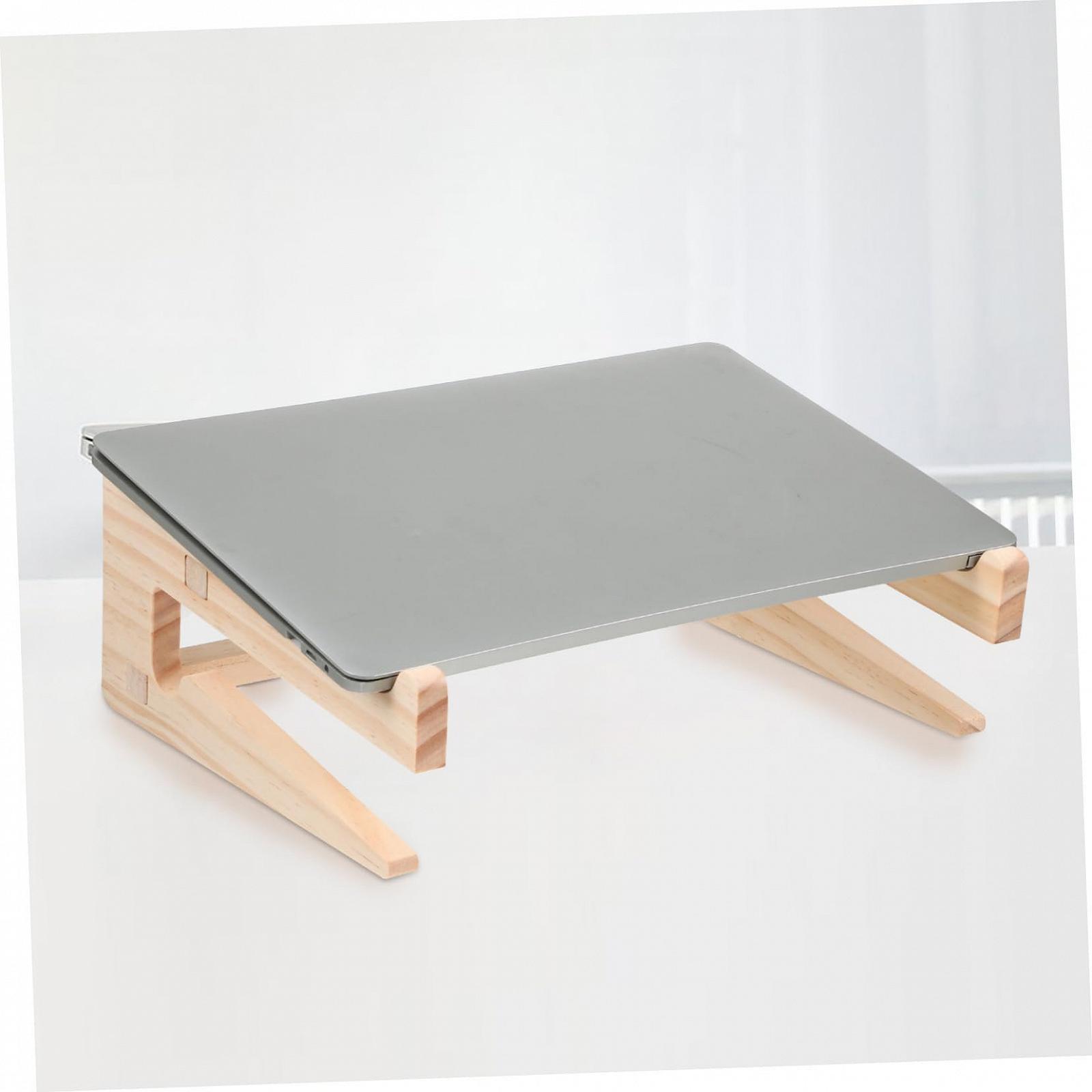 Эргономичная Деревянная Подставка для Ноутбука с Вентиляцией, фото №6