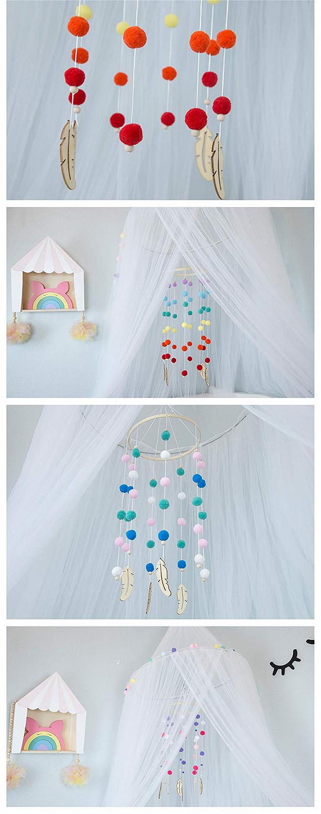 Карусель на ліжечко RAILONCH Crib Mobile Wind Chime Rattle Toy для дівчаток або хлопчиків (I), фото №2