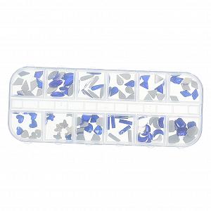 Стрази для нігтів Lurrose Прозорі, прикраси для DIY нігтів, блискучі - Фото 1