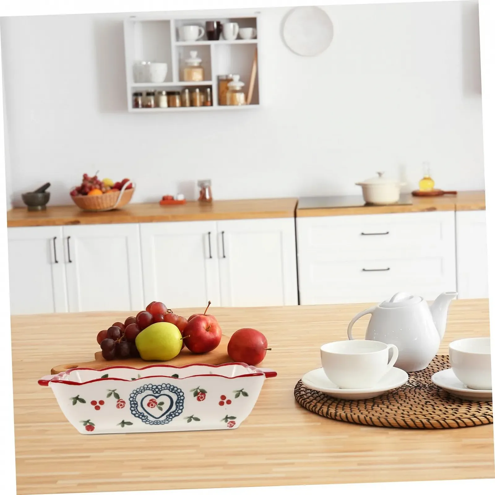 Форма для запекания Керамическая Прямоугольная для лазаньи и запеканок, фото №4