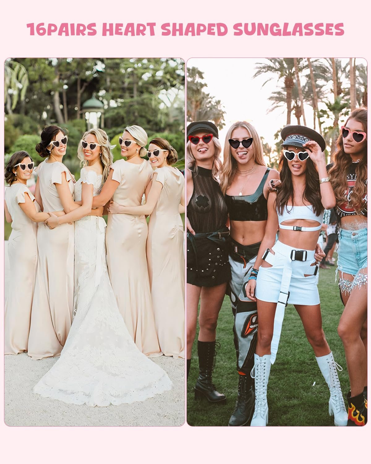 Солнцезащитные очки Cartlant В форме сердца, 4 цвета, фото №3