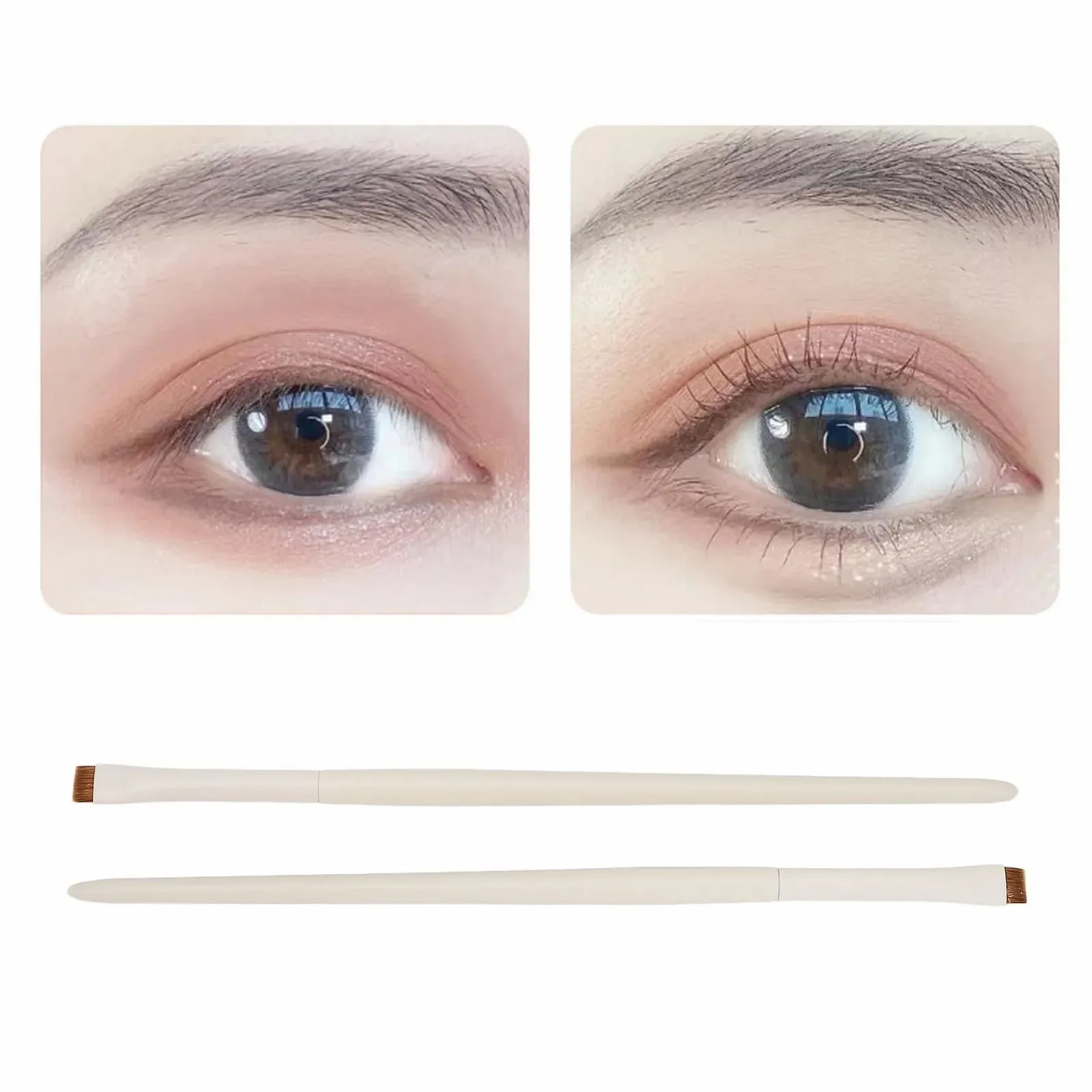 Пензлі для підводки очей, тонкий, скошений, фото №3