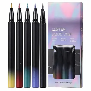 Набір рідких підводок для очей з блискітками водостійка - Фото 1