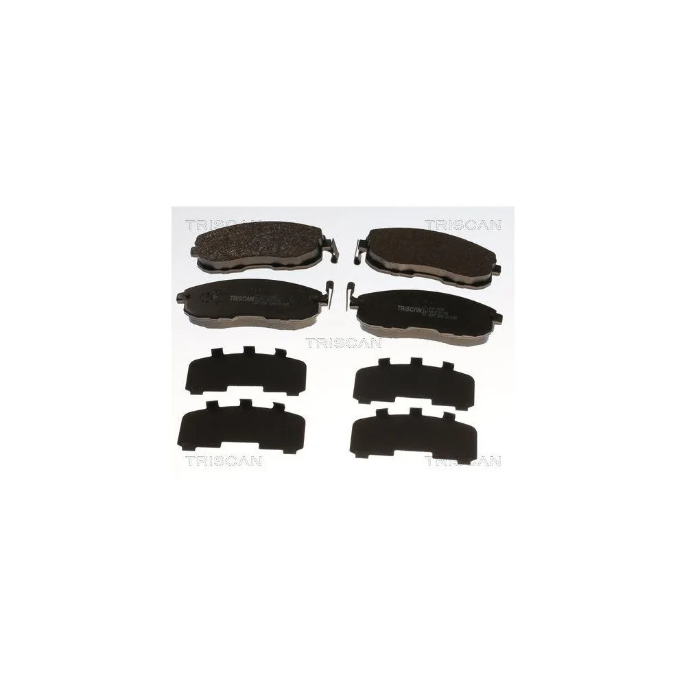 Комплект тормозных колодок, дисковый тормоз TRISCAN 8110 69020 NISSAN SUZUKI передняя ось, фото №1