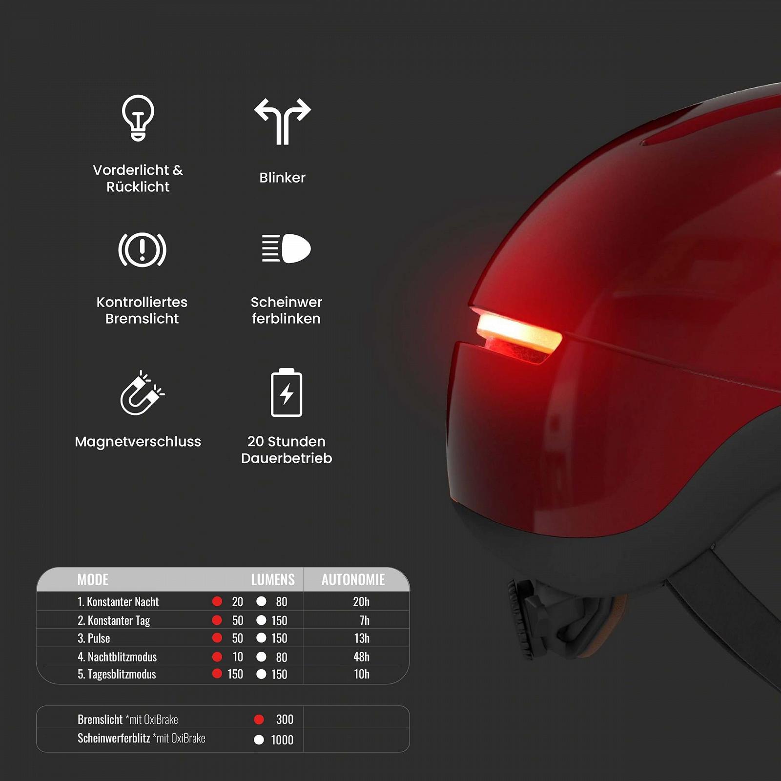 Шлем Life Bike Scooter с передней и задней функцией мигания, один размер, фото №3