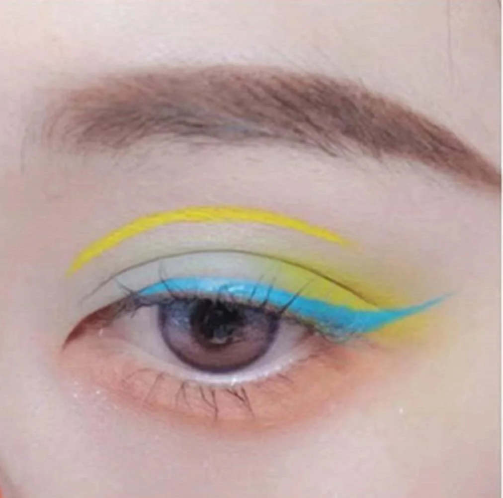 Палитра теней Mysense Single Water Activated Eyeliner Fluorescent Bright Rainbow Matte и UV Glow Желтый, фото №4 Палитра теней Mysense Single Water Activated Eyeliner Fluorescent Bright Rainbow Matte и UV Glow Желтый, фото №4