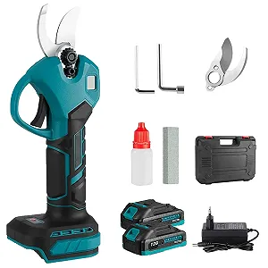 Секатор акумуляторний Geevorks 21V 30 мм (2 акумулятори) - Фото 1