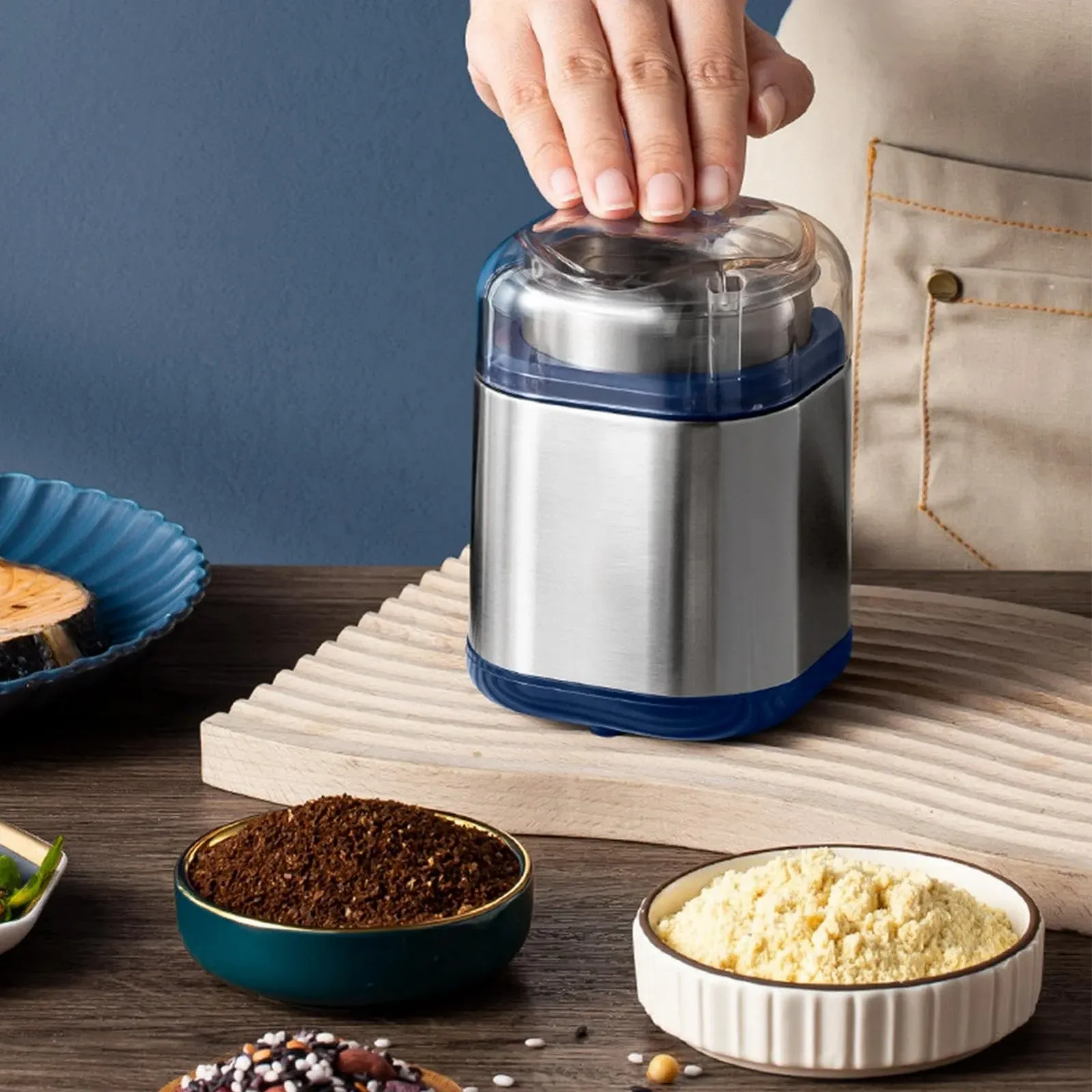 Млин для борошна, зерна, ключ, ефективний і універсальний, висока продуктивність для пшениці, борошна, бутонів, спецій, кавових зерен, фото №3
