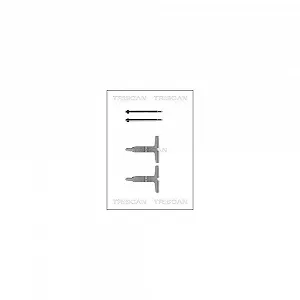 Комплект аксессуаров, тормозные колодки TRISCAN 8105 231583 для задняя ось - Фото 1