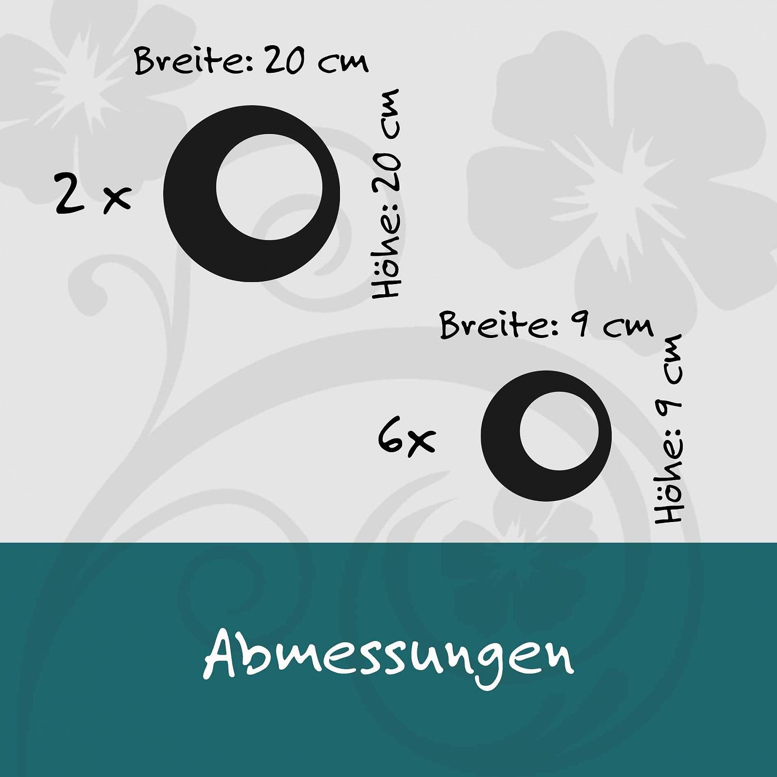 Наклейка на стіну kleb-Drauf 8 Retro Dots Глянцева Червоний, фото №3 Наклейка на стіну kleb-Drauf 8 Retro Dots Глянцева Червоний, фото №3