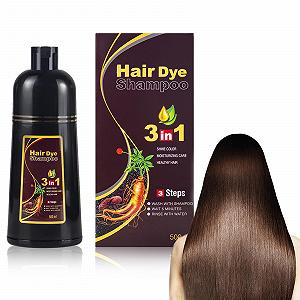 Шампунь Cotensta Hair Colour Шампунь 3 в 1 500 мл Колір темно-коричневий - Фото 1