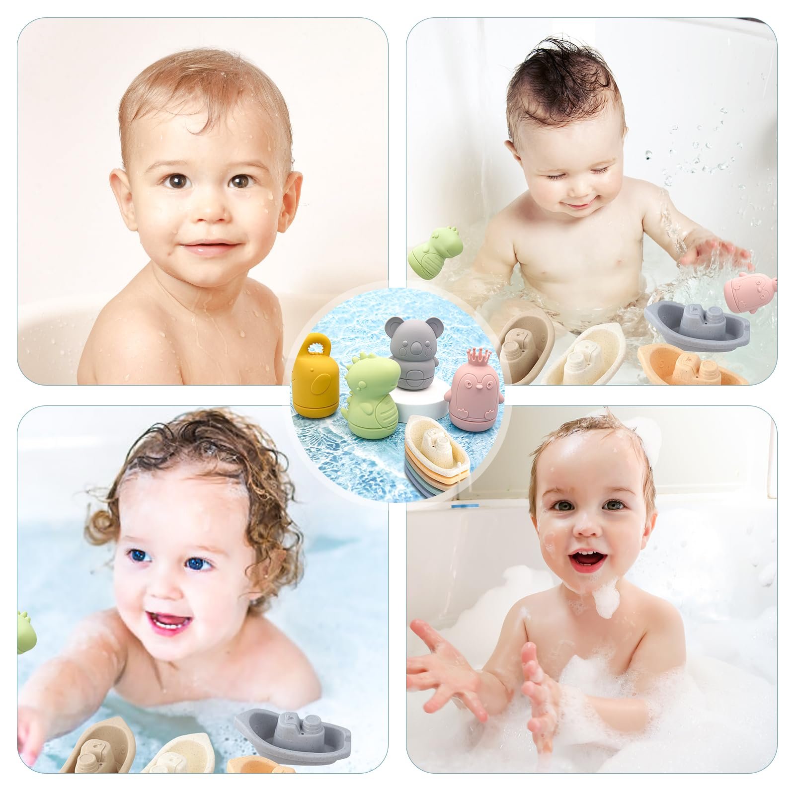 Игрушка для ванны 9 штук Водяная, фото №6