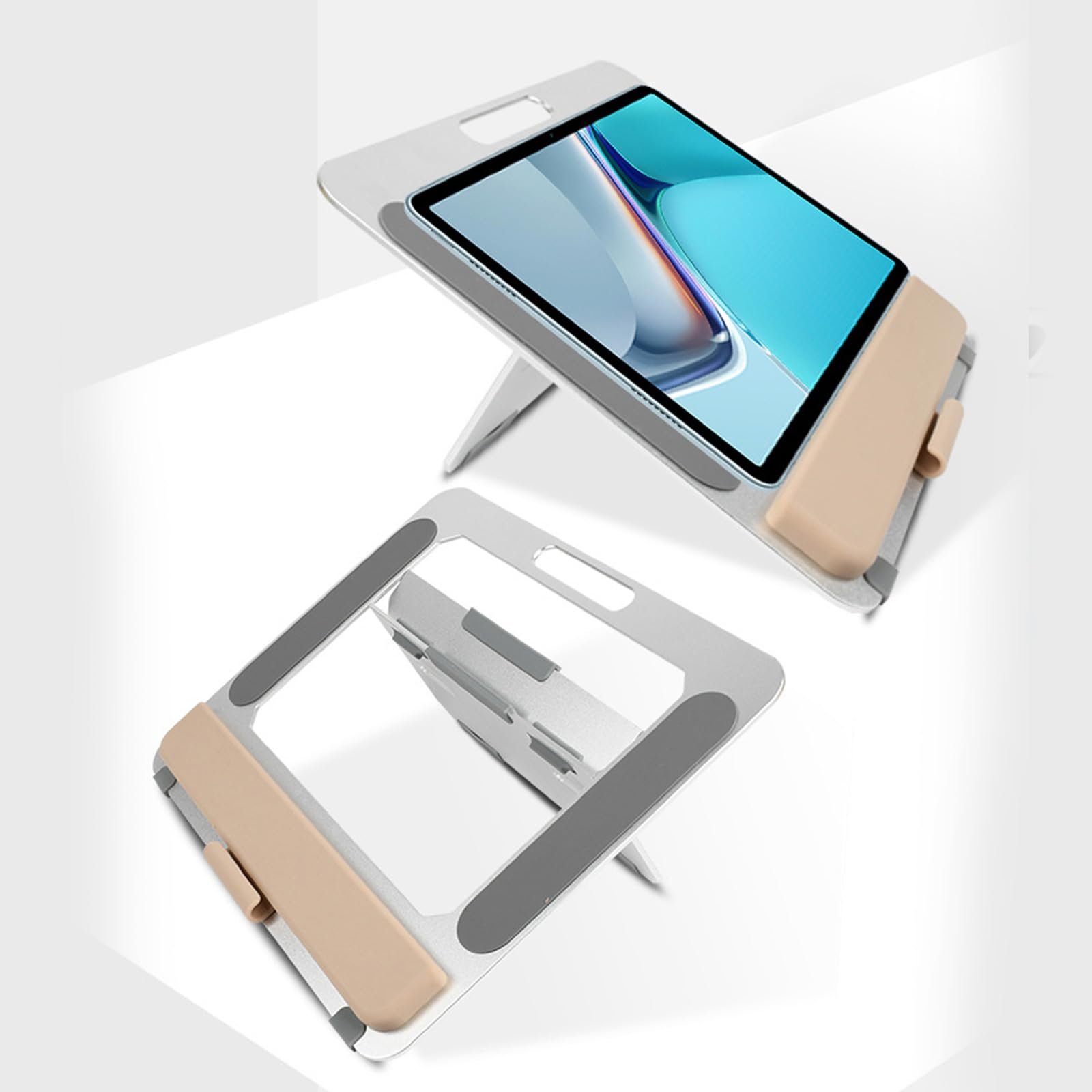 Регулируемая Подставка для Ноутбука Держатель для Графического Планшета для Стола Подставка для Ноутбука с Защитной Подушкой для Защиты от Царапин Подставка для Рассеивания Тепла, фото №3 Регулируемая Подставка для Ноутбука Держатель для Графического Планшета для Стола Подставка для Ноутбука с Защитной Подушкой для Защиты от Царапин Подставка для Рассеивания Тепла, фото №3