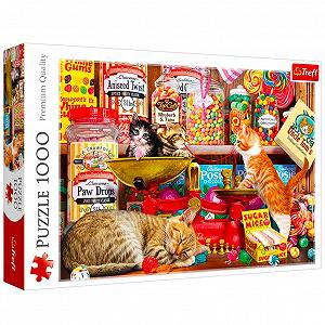 Пазл Trefl Cat Candy 1000 элементов Премиум качество synthetic.ua - Фото 1