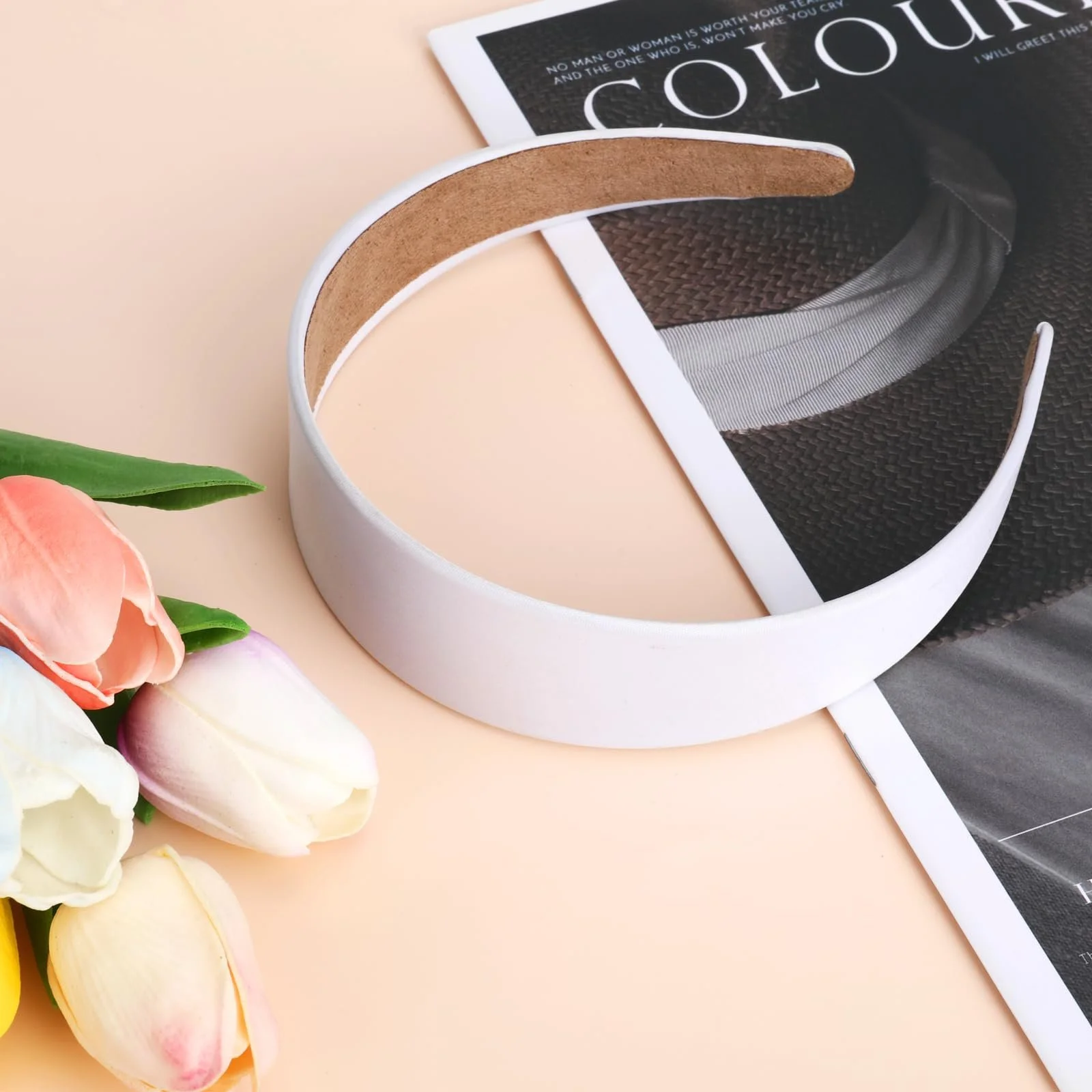 Обруч Білий 4 cm (4 шт.), фото №5